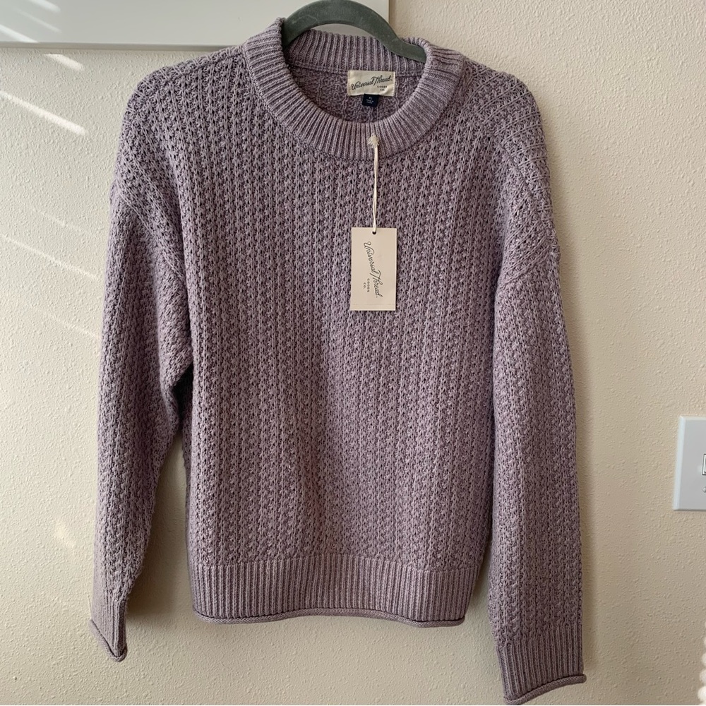 Universal Thread Chunky Knitted Sweater gray size XS